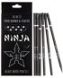Ninja Black Wood Pencils, 12-Count